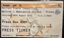 Match Ticket 2010-11