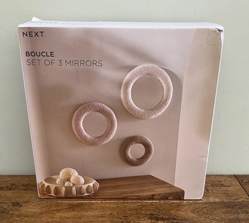 Next mirrors boucle - set, of