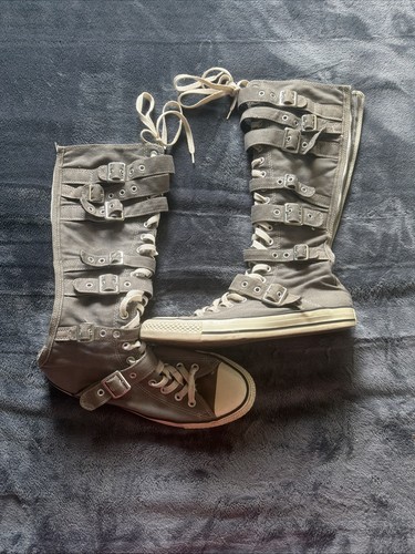 Converse gray knee - converse,