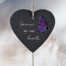 Butterfly Grave Stick Marker