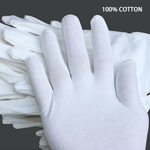 Pcs white gloves 12 pairs - pcs, gloves,