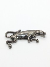 Dark Leaping Panther Brooch, Large Hollow Panther Brooch