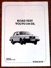 1981 VOLVO 244 DL Road Test