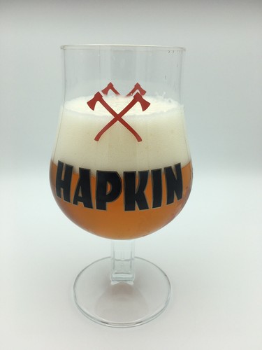 Hapkin belgian beer glass - belgian,