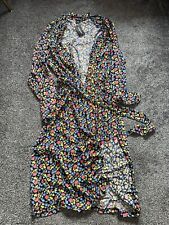 Womens Debenhams Dress, Size 12, Floral, Long, Viscose, Sheer, Lightweight