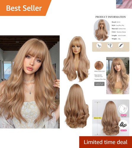 Elegant strawberry blonde long - elegant,