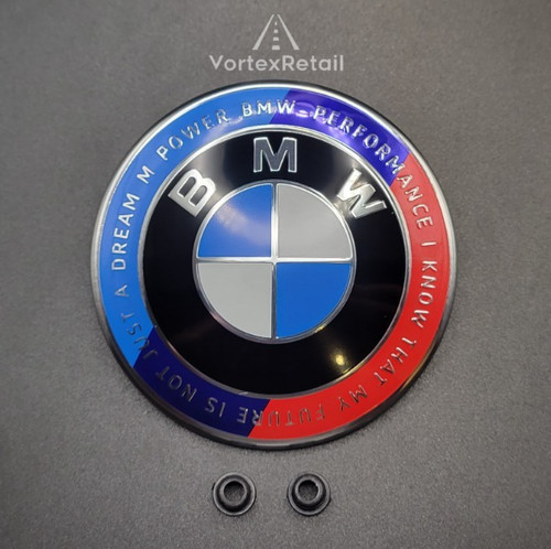 82mm 50th bonnet emblem badge - emblem,