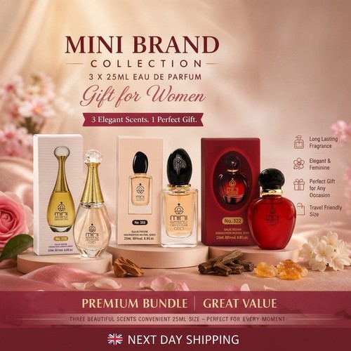 3x25ml mini eau - 3x25ml,