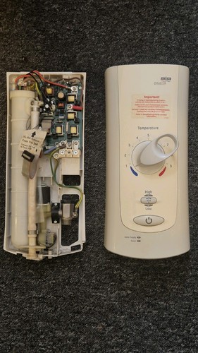 Mira electric shower white - electric,