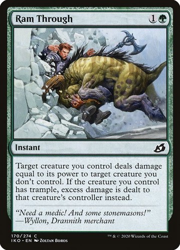 Mtg ram through - [mtg], (iko)