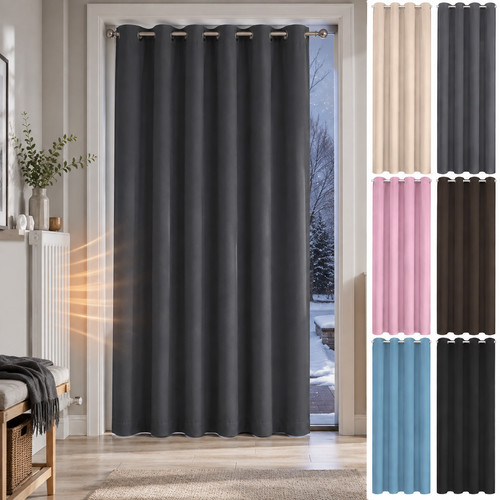 Blackout door curtains ready - curtains,