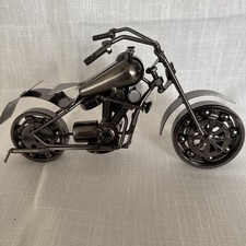 Handmade Metal Motorbike Model
