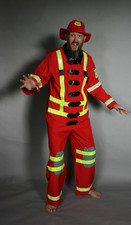 Mens Firefighter Fireman XL