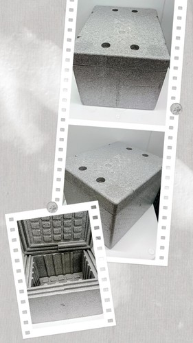 Polystyrene styrofoam box - polystyrene,