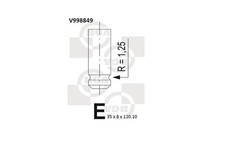 V998849 BGA Intake Valve for
