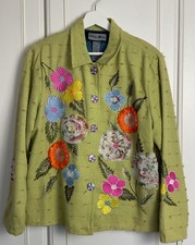 Indigo Moon Embroidered Jacket