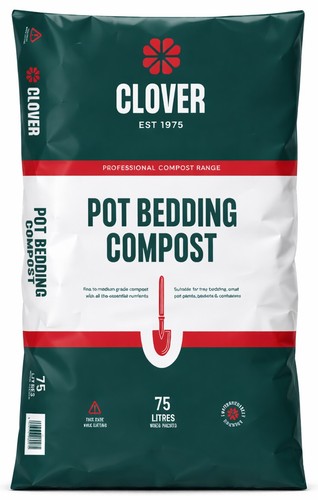 Clover pot bedding - clover,