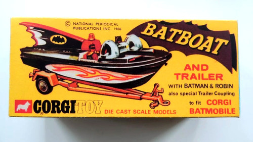 Corgi 107 batboat trailer - corgi, &