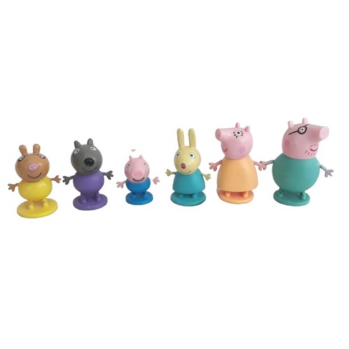 Peppa pig figures cake toppers - cake,