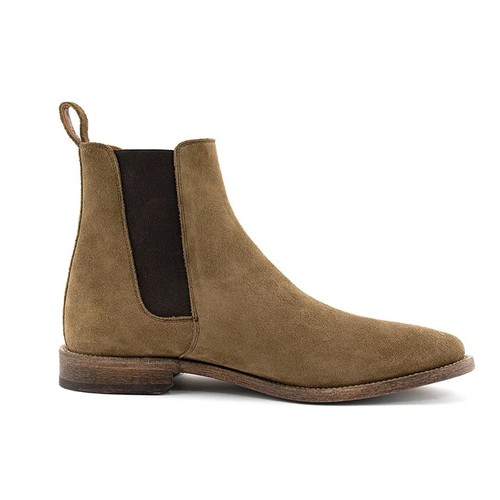 Oro mens olive - oro, suede