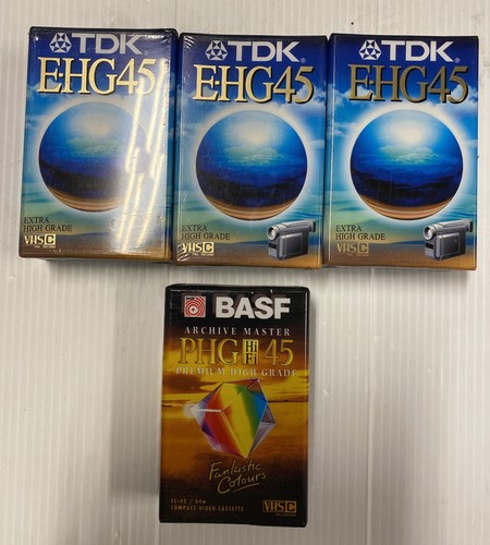 Tdk hg45 hs45 vhs - e-hg45, pal