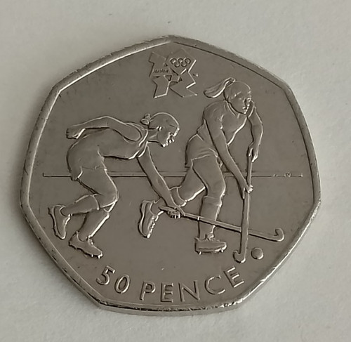 2011 50p hockey 2012 london - 50p,