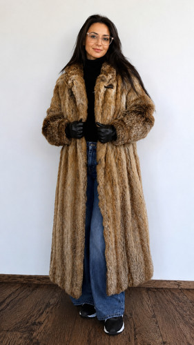 Long red fox - long, vintage