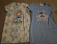 Girls Stitch 9-10years Primark Nighties X2