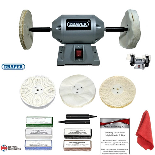 Draper 250w bench - 250w, grinder
