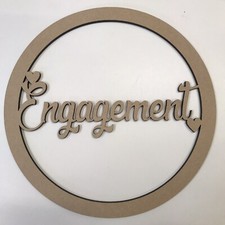 58cm Engagement Hoop Ring MDF