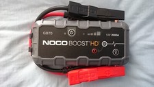 NOCO GB70 BOOST HD 12V 2000A ULTRASAFE LITHIUM JUMP STARTER.