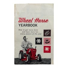1961 WHEEL HORSE Yearbook Catalog Vtg Suburban Tractor Brochure Clean Booklet