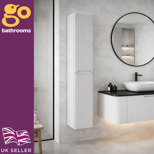 1500mm white fluted tall - white,