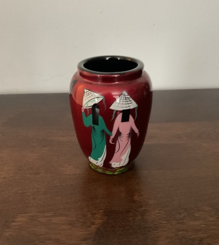 Vintage hand painted red - vintage,