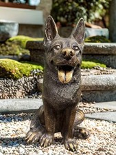 GERMAN SHEPARD Statue dog  Garden ornament Puppy Figurine Pet Sculpture Outdoor