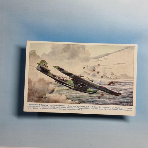 Ww2 aircraft postcard c1940 - ww2,