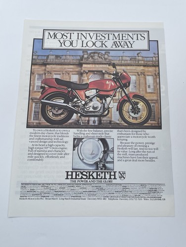 Hesketh v1000 advert from 1981 - hesketh,