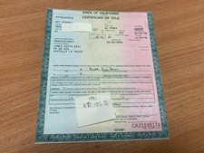 GENUINE HONDA ATC185S TRIKE 1981 US TITLE FOR REF/DISPLAY/MANCAVE WORLDWIDE POST