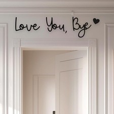 Love You, Bye Wooden Script