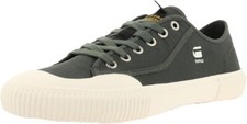 G Star RAW Shoes Noril Canvas Low Green Trainer UK Size 10 EU 44 NEW!  COMFORT