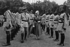 Queen Elizabeth Ii Inspects A