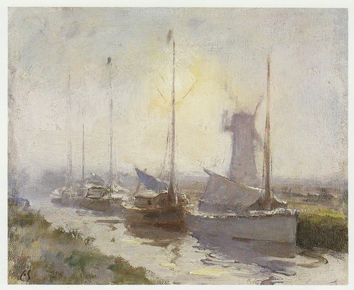 Evening haze thurne dyke - thurne,