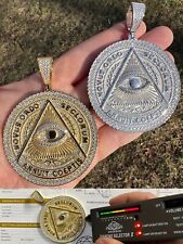 MOISSANITE Huge 3" All Seeing