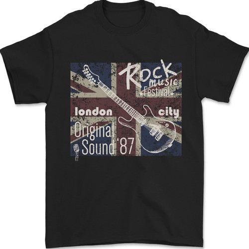 London rock gig retro guitar - rock,