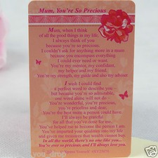 WALLET CARD MUM YOU'RE SO