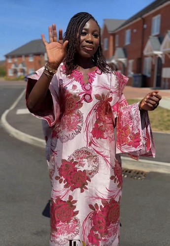 Luxury brocade pink floral - pink,