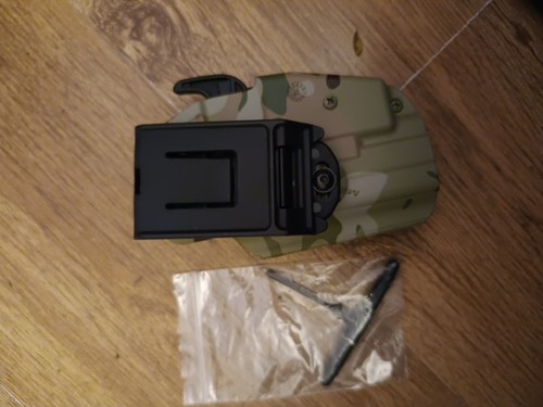 Hard plastic multicam holster - multicam,
