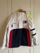 Vintage Tommy Hilfiger Windbreaker Sailing Gear Jacket White Size L