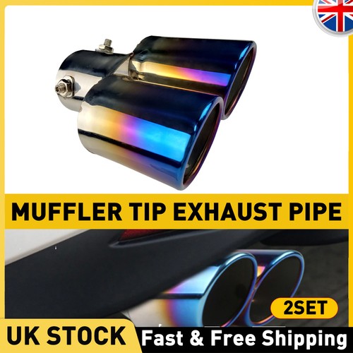 2pcs stainless steel car rear - 2pcs,