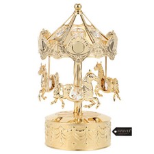 24K Gold Plated Music Box w/